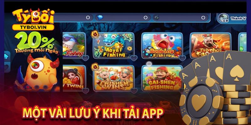 Khách hàng lưu ý một số vấn đề khi tải app Tyboi